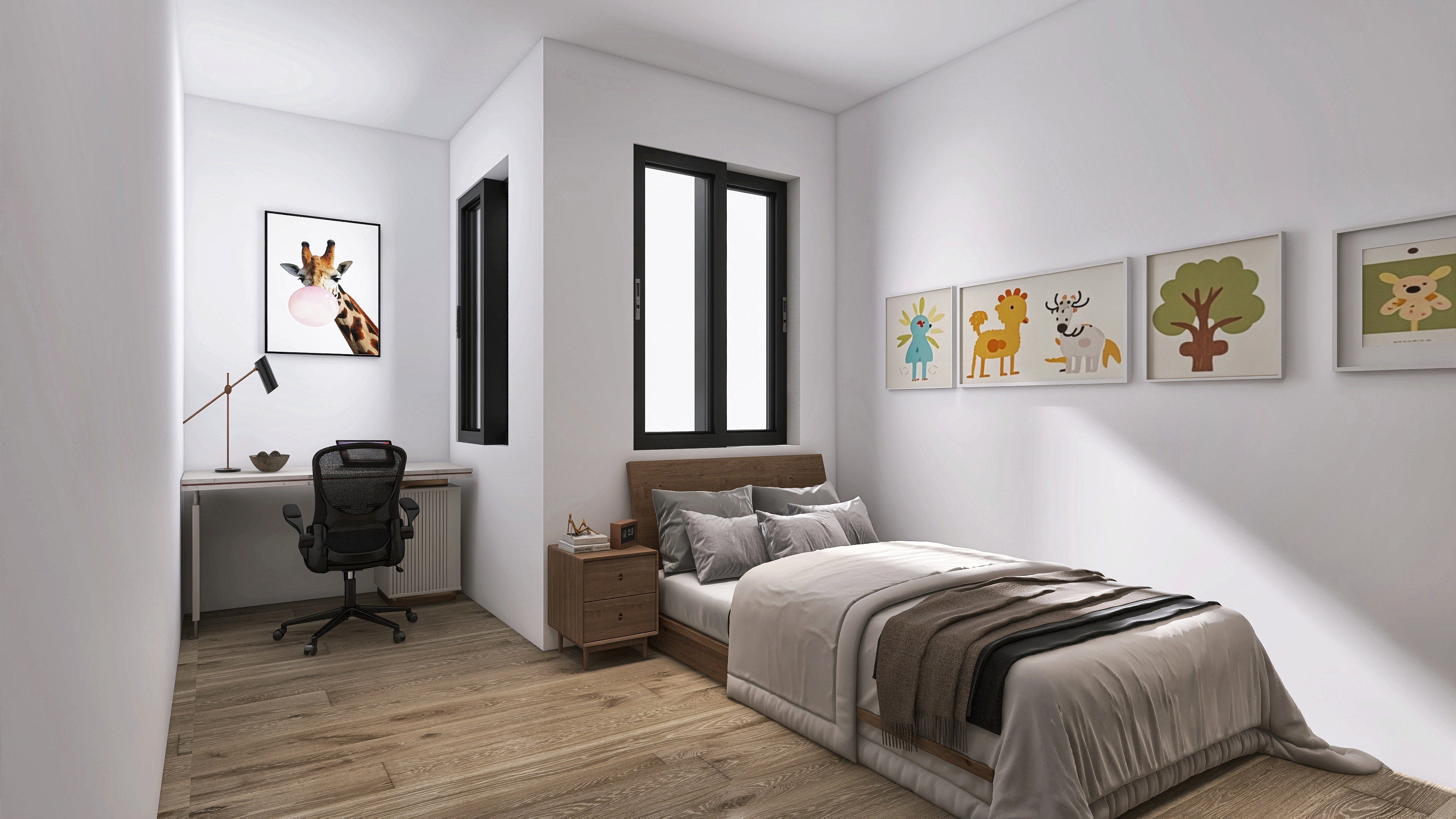 Segundo dormitorio del piso 2ºB